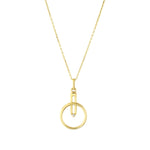 Load image into Gallery viewer, 14ct Poise Design Gold Necklace