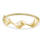 Load image into Gallery viewer, 14ct Anthea Design Gold Cuff Bracelet