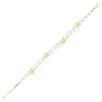 Load image into Gallery viewer, 14ct Cift Zincirli Barbarossa Design Gold Bracelet
