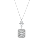 Load image into Gallery viewer, 0.56 Karat Baguette Diamond Necklace