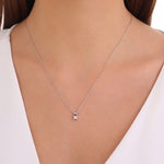 Load image into Gallery viewer, 0.50 Karat EF SI Solitaire Diamond Necklace