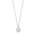 Load image into Gallery viewer, 0.52 Karat FG SI Solitaire Diamond Necklace