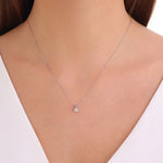 Load image into Gallery viewer, 0.24 Karat EF VVS Solitaire Diamond Necklace