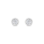 Load image into Gallery viewer, 1.01 Karat FG SI Solitaire Diamond Earrings