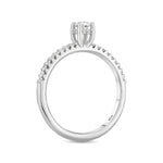 Load image into Gallery viewer, 0.41 Karat Solitaire Diamond Ring