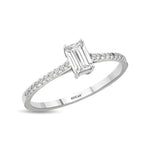 Load image into Gallery viewer, 0.56 Karat Solitaire Diamond Ring