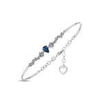 Load image into Gallery viewer, 0.71 Karat Sapphire Diamond Bracelet