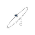 Load image into Gallery viewer, 0.54 Karat Sapphire Diamond Bracelet