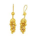 Load image into Gallery viewer, 14ct Cimarli Design Cluster Gold Earrings