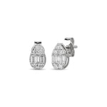 Load image into Gallery viewer, 0.40 Karat FG SI Diamond Baguette Earrings