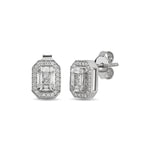 Load image into Gallery viewer, 0.39 Karat FG SI Diamond Baguette Earrings