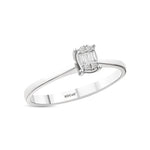 Load image into Gallery viewer, 0.06 Karat EF SI VS Diamond Baguette Ring