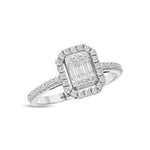 Load image into Gallery viewer, 0.54 Karat Baguette Diamond Ring
