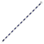 Load image into Gallery viewer, 10.41 Karat Sapphire Diamond Bracelet
