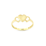 Load image into Gallery viewer, 14ct Polished Yuzeyli Heart Gold Ring