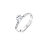 Load image into Gallery viewer, 0.21 Karat FG SI Diamond Ring