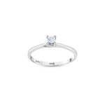 Load image into Gallery viewer, 0.10 Karat Heart Detail Besties Solitaire Diamond Ring