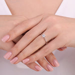 Load image into Gallery viewer, 0.50 Karat Heart Detail Besties Solitaire Diamond Ring