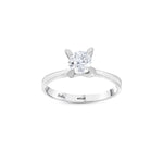 Load image into Gallery viewer, 0.70 Karat Heart Detail Besties Solitaire Diamond Ring