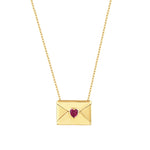 Load image into Gallery viewer, 14ct Envelope-I Nisa Gold Necklace