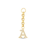Load image into Gallery viewer, 14ct Festie Letter Design Gold Charm Pendant (Chain Not Included)