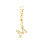 Load image into Gallery viewer, 14ct Festie Letter Design Gold Charm Pendant (Chain Not Included)