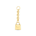 Load image into Gallery viewer, 14ct Festie Mini Handbag Design Gold Charm Pendant (Chain Not Included)