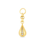 Load image into Gallery viewer, 14ct Festie Drop Design Gold Charm Pendant (Chain Not Included)