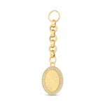 Load image into Gallery viewer, 14ct Festie Stone Set Design Parla Gold Charm Pendant (Chain Not Included)