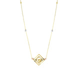 Load image into Gallery viewer, 14ct Frame Design Gold Necklace
