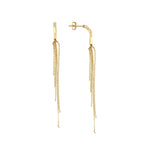 Load image into Gallery viewer, 14ct Zincirli Design Gold Earrings