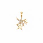 Load image into Gallery viewer, 14ct Yildizlar Design Gold Pendant (Chain Not Included)
