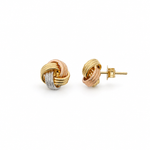 Load image into Gallery viewer, 14ct Uc Colour Dugum Design Gold Earrings