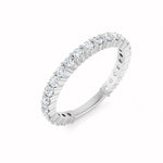 Load image into Gallery viewer, Black Diamond - Women’s Ring - APHRODITE - 14K White Gold - 7/8 CTW Diamond Anniversary Band - Lady Elysium Black Diamond