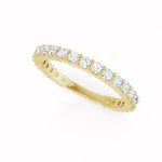 Load image into Gallery viewer, Black Diamond - Women’s Ring - APHRODITE - 14K Yellow Gold - 7/8 CTW Diamond Anniversary Band - Lady Elysium Black Diamond