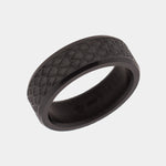 Load image into Gallery viewer, Black Diamond - Men’s Ring 8mm - Custom Laser Engraving - ARES - Elysium Black Diamond
