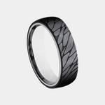 Load image into Gallery viewer, Men's Wedding Band | The Goodman | Tantalum Grey with Black Titanium | Elysium