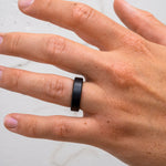 Load image into Gallery viewer, Black Diamond - Men’s Ring 6mm - KRATOS - Elysium Black Diamond