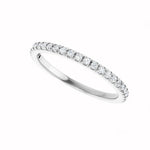 Load image into Gallery viewer, Black Diamond - Women’s Ring - RHEA - 14K White Gold - French Set - 1/4 CTW Diamond Anniversary Band - Lady Elysium Black Dia