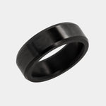 Load image into Gallery viewer, Black Diamond - Men’s Ring 7mm - ARES - Elysium Black Diamond
