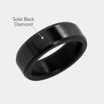 Load image into Gallery viewer, Black Diamond - Men’s Ring 7mm - ARES - Elysium Black Diamond