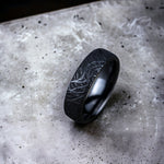 Load image into Gallery viewer, Men's Wedding Band | The Artemis | Black Titanium | Elysium