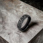 Load image into Gallery viewer, Men's Wedding Band | The Artemis | Black Titanium | Elysium