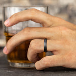 Load image into Gallery viewer, Men's Wedding Band | The Baron | Tantalum Dark | Elysium