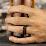 Load image into Gallery viewer, Men's Wedding Band | The Maker | Cobalt Black | Elysium