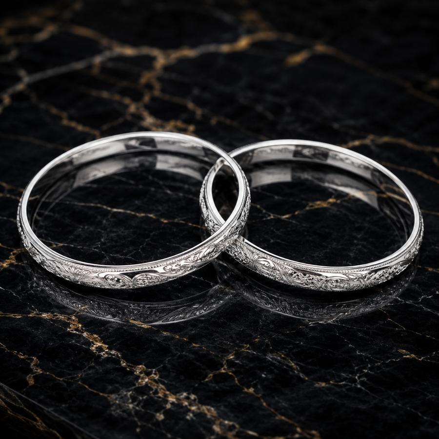 Silver Bangles