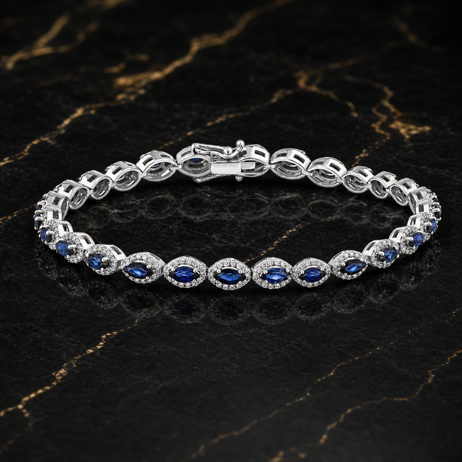 Sapphire Diamond Bracelets
