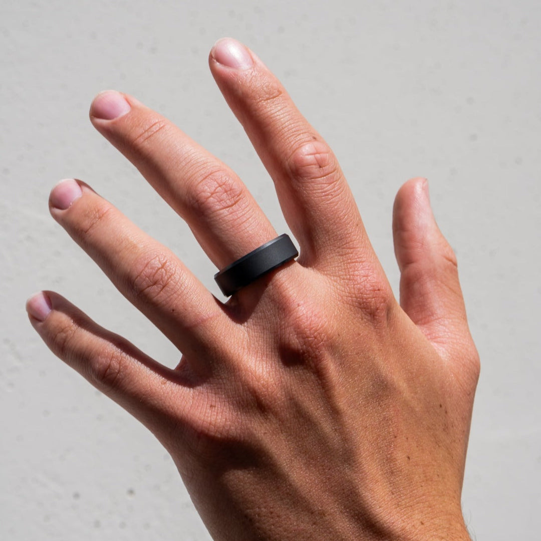 Black Diamond - Men’s Ring 8mm - ARES - Elysium Black Diamond