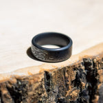 Load image into Gallery viewer, Black Diamond - Men’s Ring 8mm - Custom Laser Engraving - KRATOS - Elysium Black Diamond