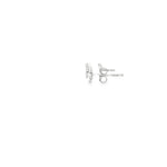 Load image into Gallery viewer, White Gold CZ Stud Earrings